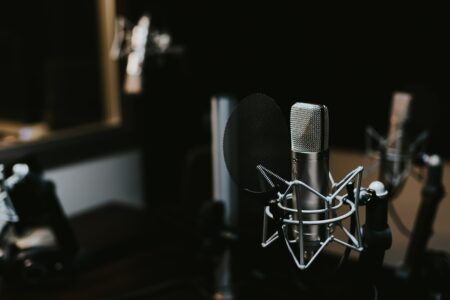 Mikrofon im Studio