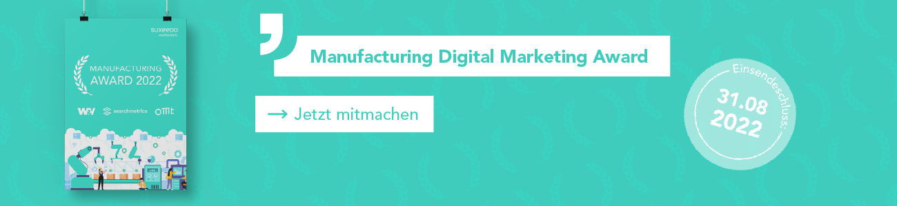 Manufacturing Digital Marketing Award Banner