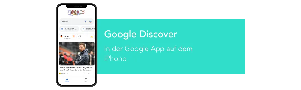 Google Discover in Google App