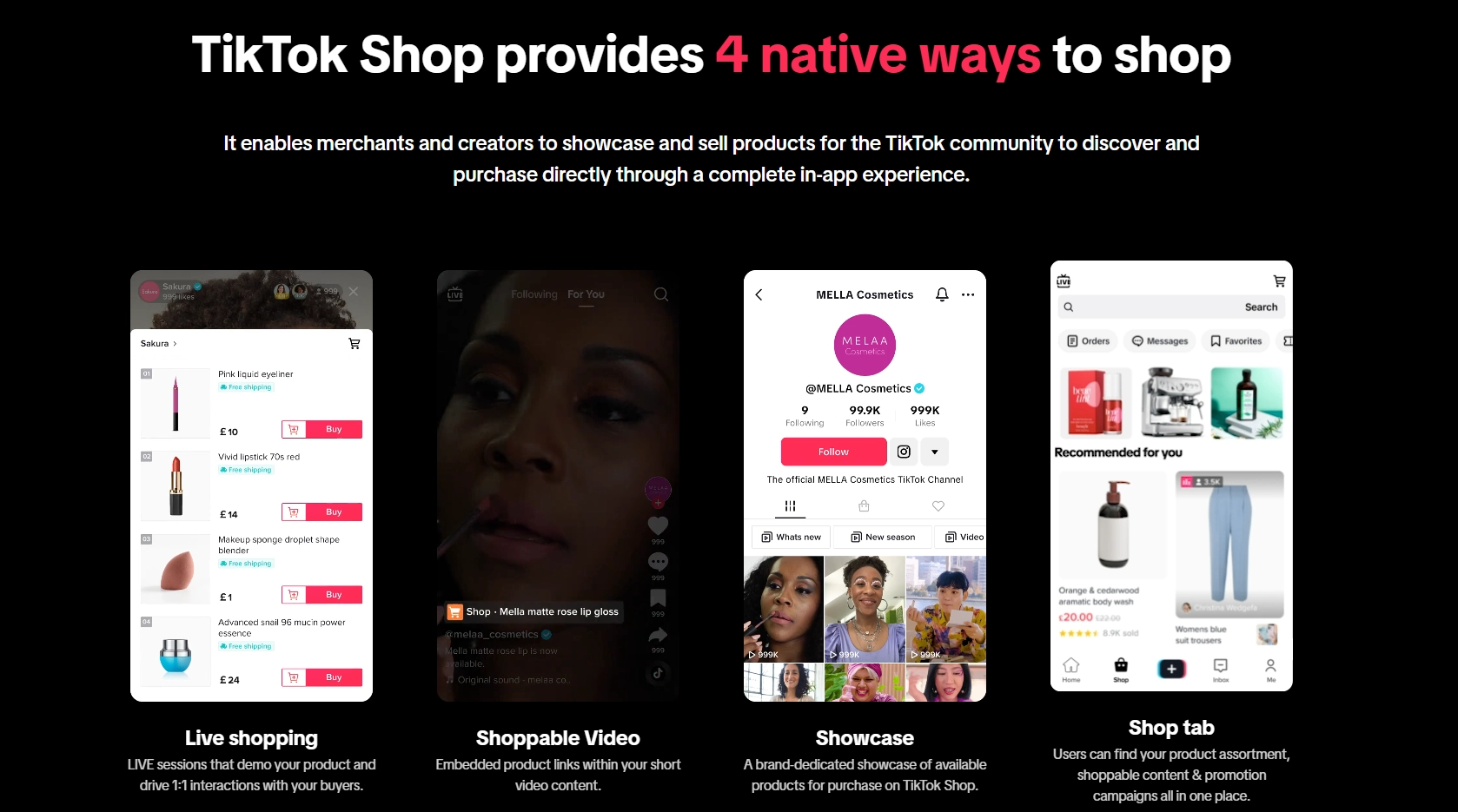 TikTok Shop Beispiel