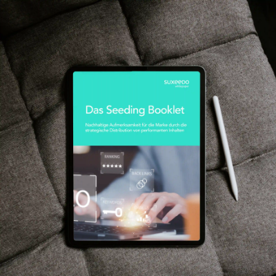 Das suxeedo Seeding Booklet auf einem iPad