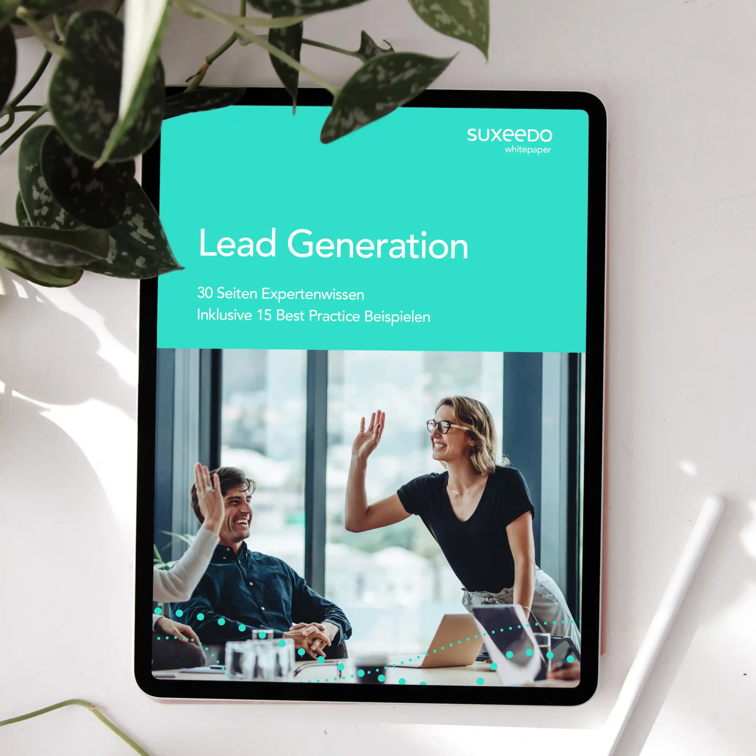 lead generation ipad mockup