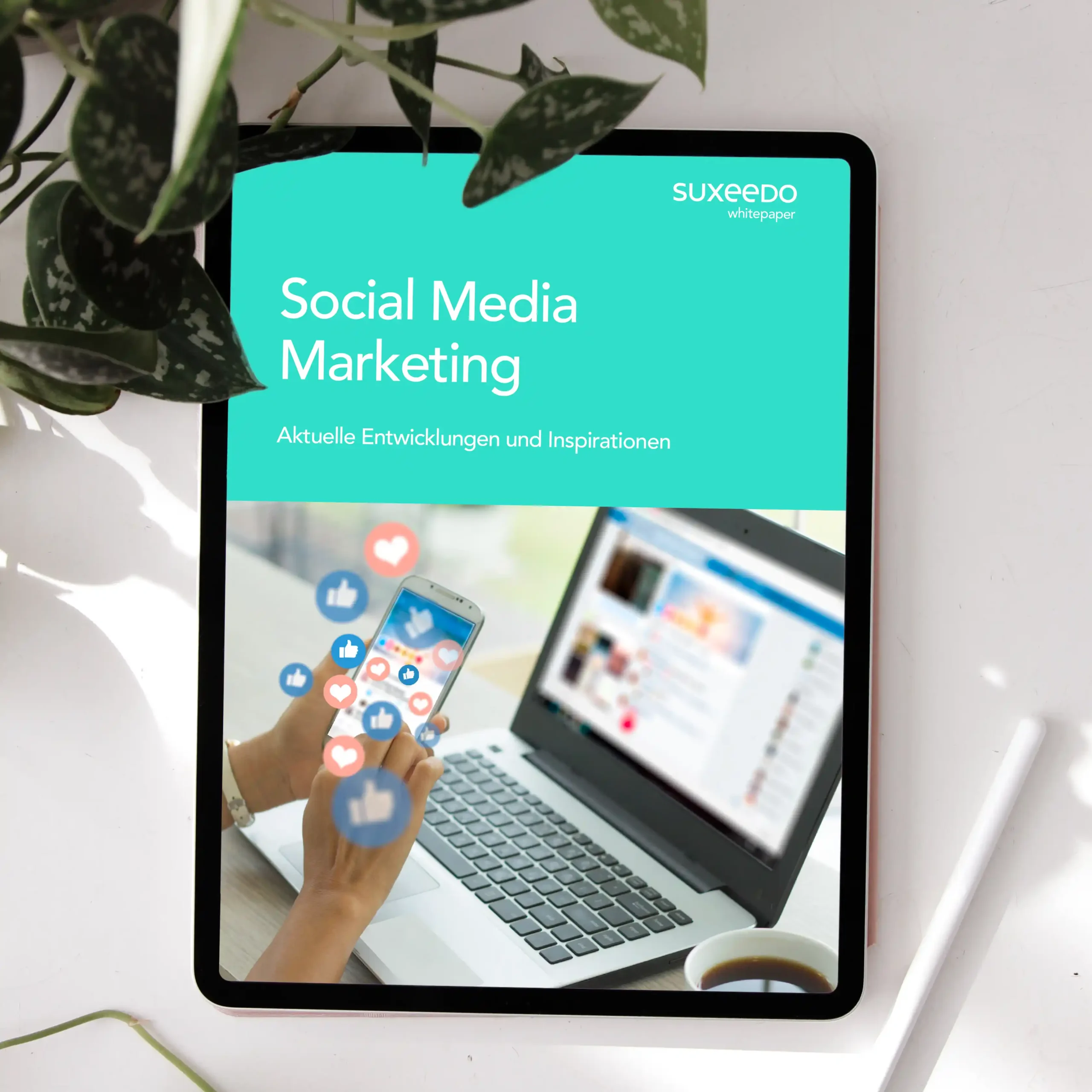 Social Media Marketing Whitepaper MockupIpad